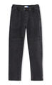 Jeans Carrot Loose Pull On,NEGRO